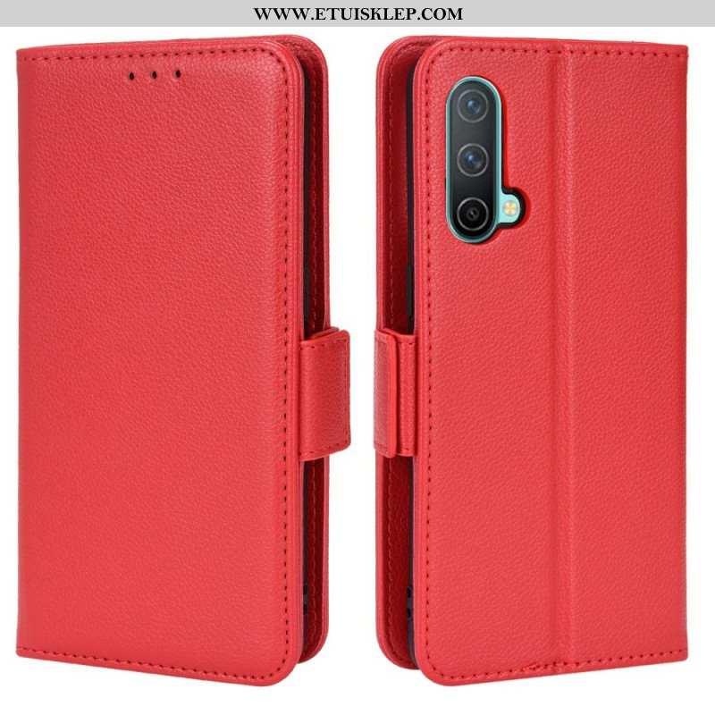 Skórzany Futerał do OnePlus Nord CE 5G Etui Folio Flap Double Nowe Kolory
